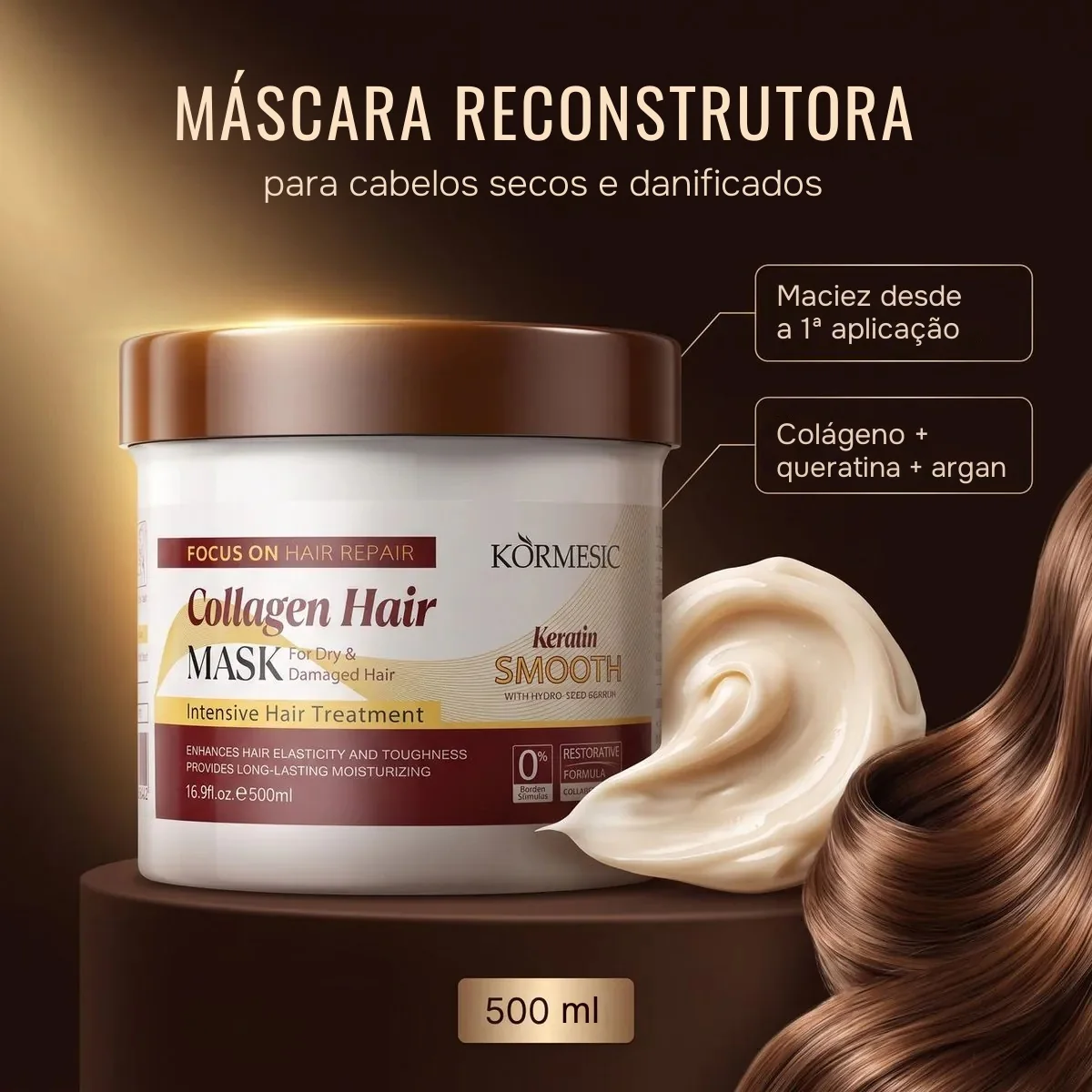 Máscara capilar — imagem da Ravensa