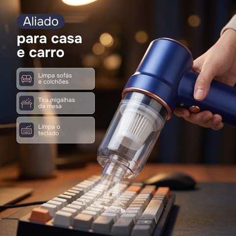 Aspirador automotivo — casa e carro